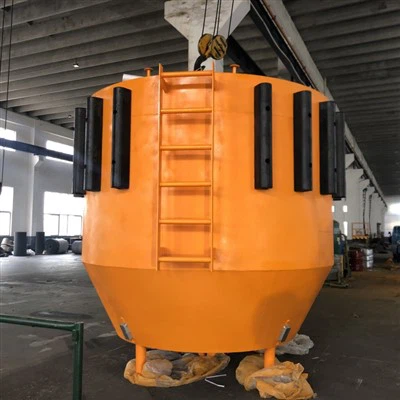 Švartavimosi plieno plūduras